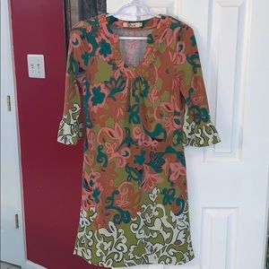 Aryeh Paisley Print Shift Dress, Size M